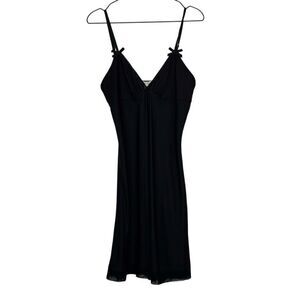 Vera Wang Black Chemise Slip M